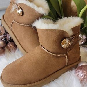 mini bailey button bling boot